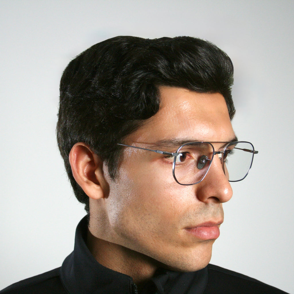 Di Capo Montana Silver - premium titanium blue light glasses