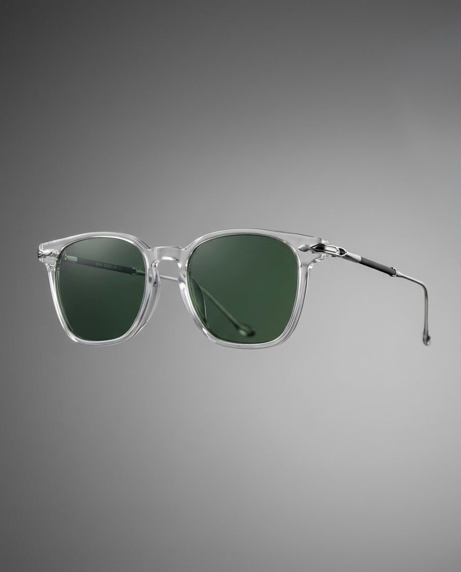 Di Capo Bond - Clear titanium blue light glasses