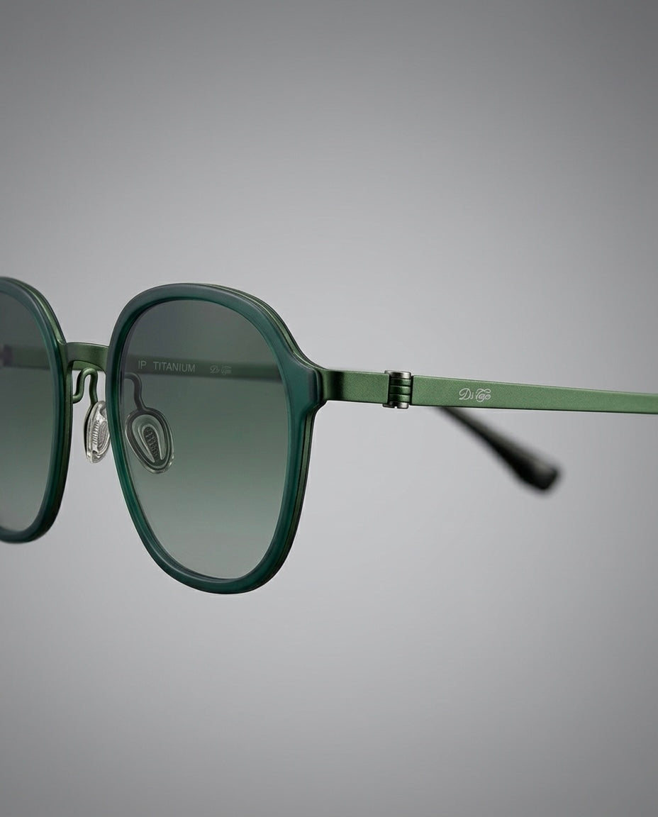 Di Capo Miranda - Green acetate blue light glasses