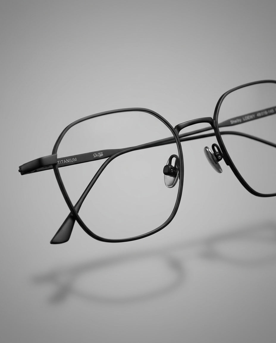 Shelby blue light glasses in Silver - Di Capo eyewear