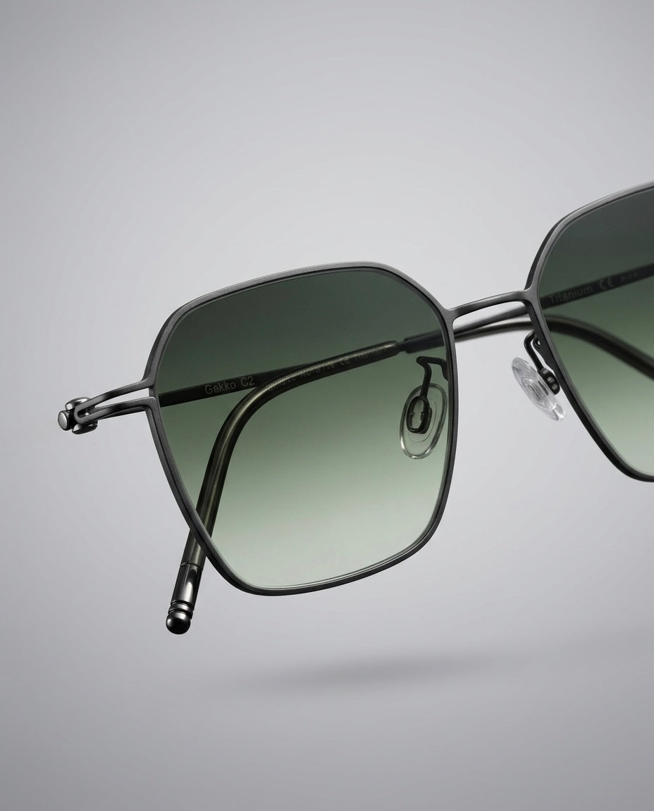 Di Capo Gekko - Black acetate blue light glasses
