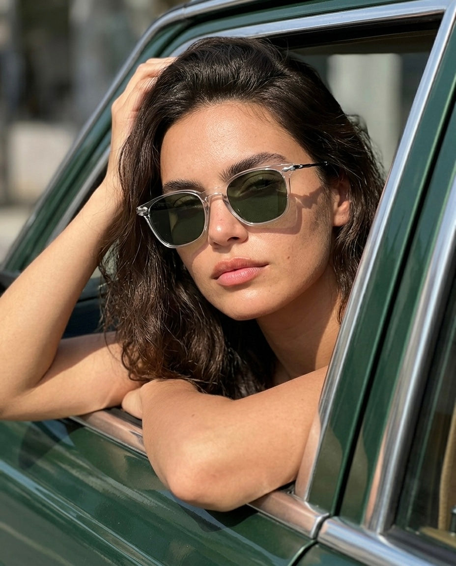 Bond Clear titanium frame - Di Capo screen glasses