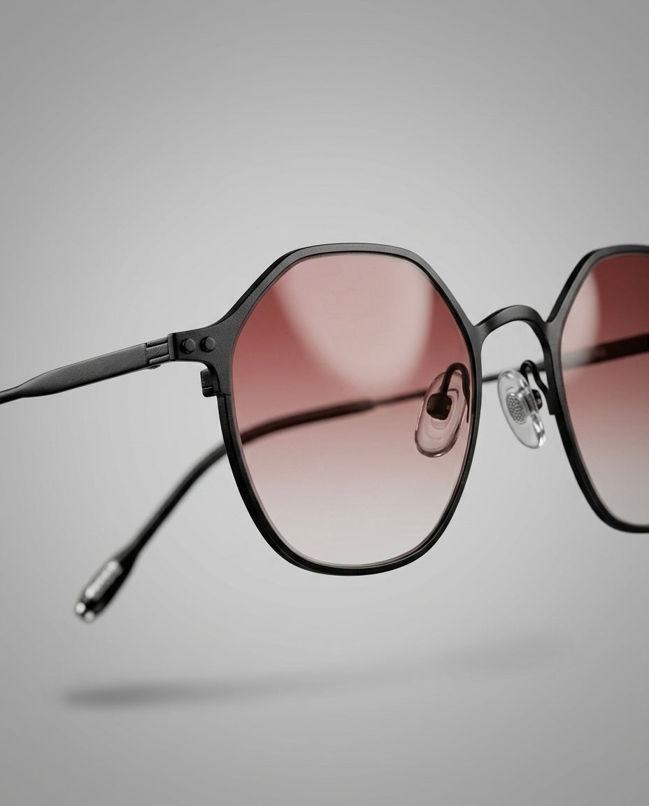 Belfort blue light glasses in Black - Di Capo eyewear